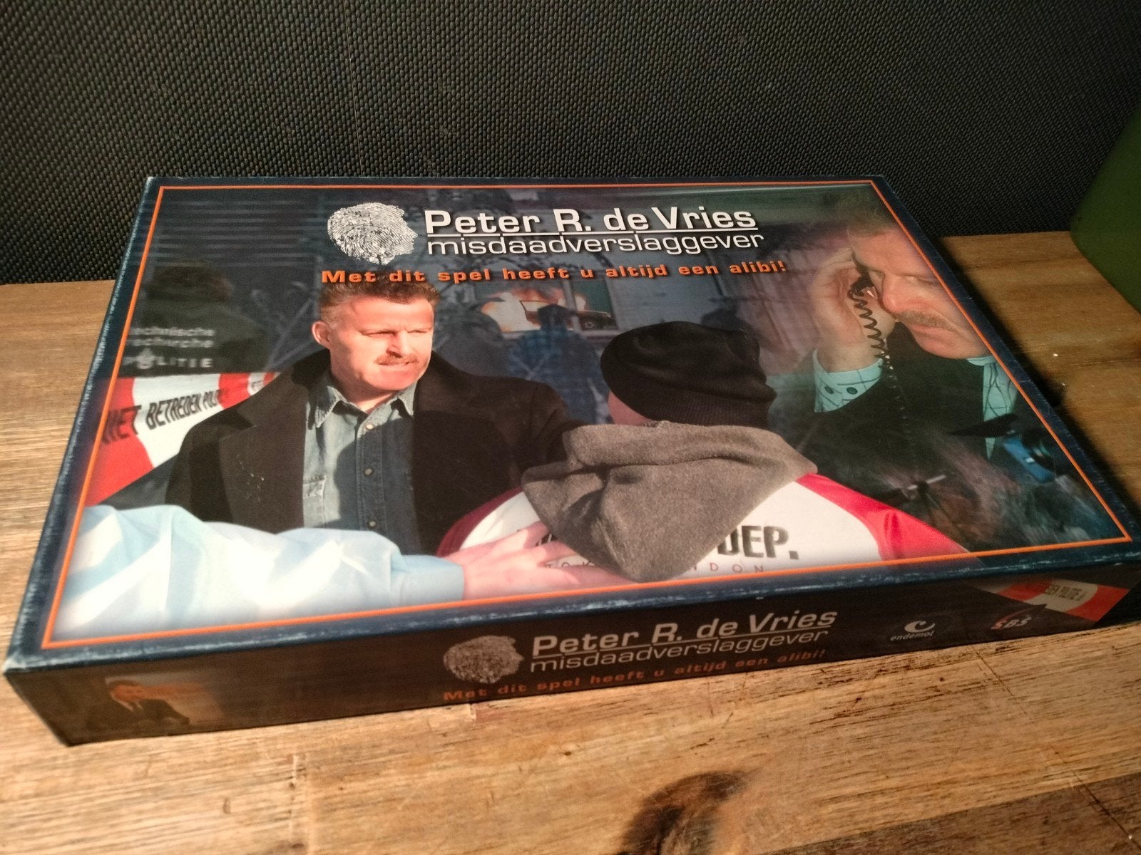 Bordspel Peter R. de Vries misdaadverslaggever SBS 6, Ophalen of Verzenden, Gebruikt, Endemol
