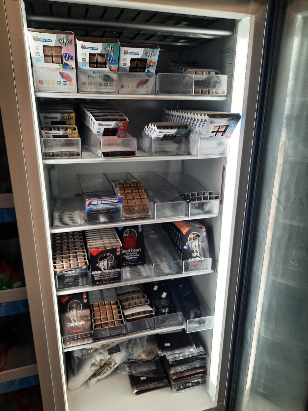 Diepvriesvoer! blisters ( 1 euro per pakje op=op ! ), Dieren en Toebehoren, Ophalen of Verzenden, Nieuw, Overige typen, Superfish