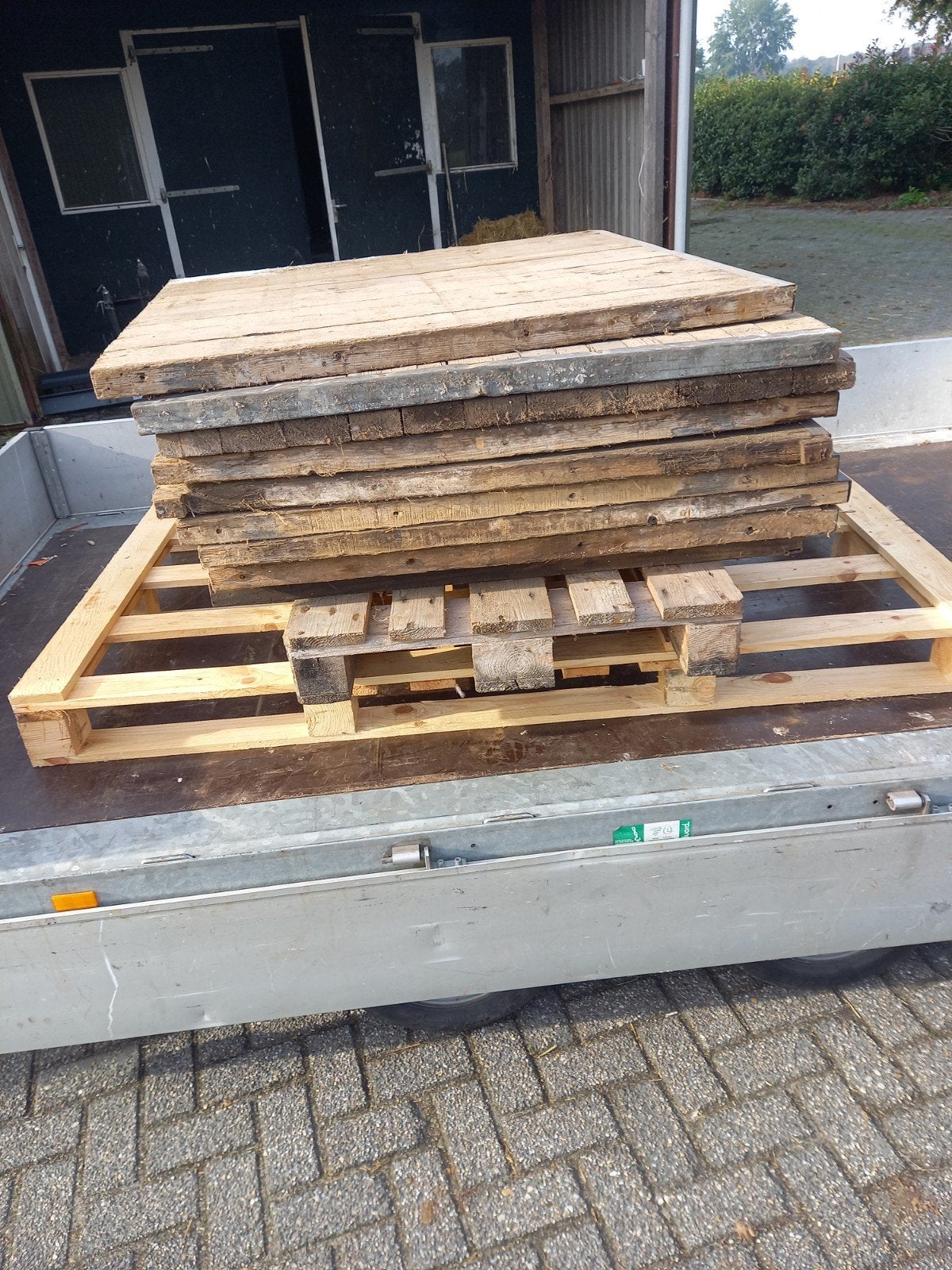 houten steen schotten, Ophalen, Gebruikt, 50 mm of meer, Minder dan 200 cm
