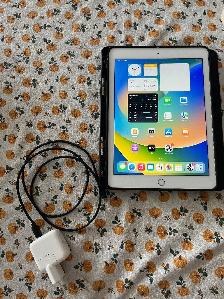 iPad Pro 2016 (9,7 inch), Computers en Software, Apple iPad, Wit, Zo goed als nieuw, 128 GB