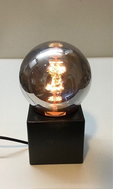 Vintage tafellamp of wandlamp Philips zilveren bol, Huis en Inrichting, Lampen | Tafellampen, Vintage, 23 cm, Ophalen of Verzenden