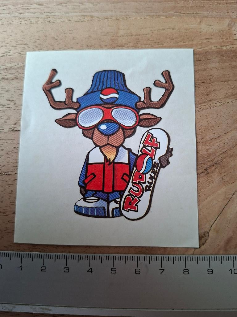 Sticker Rudolf, Ophalen of Verzenden, Zo goed als nieuw, Overige typen