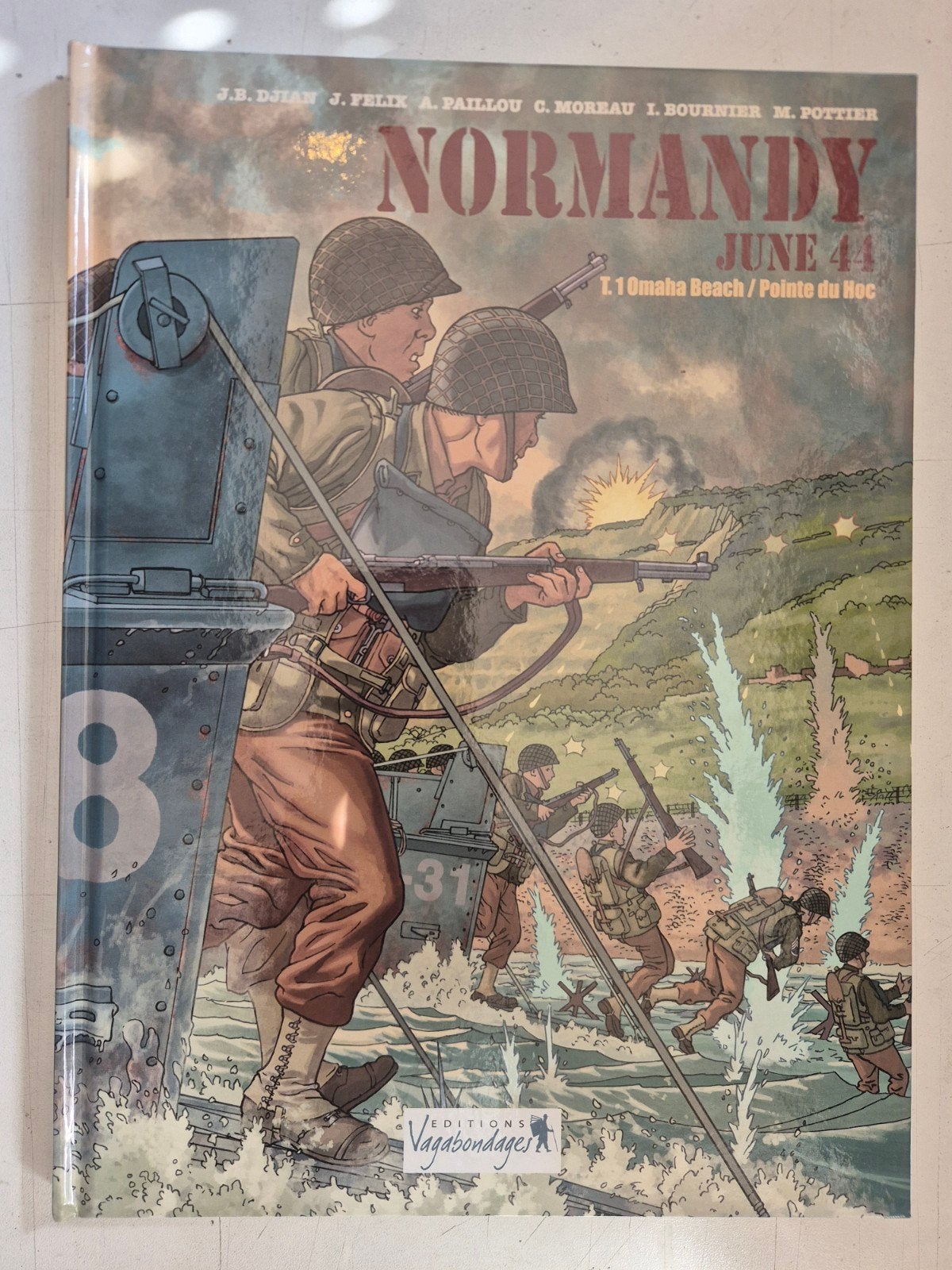 Normandy , june 44 ( Bundel Harde kaft van 5 strips ), Meerdere comics, Ophalen of Verzenden, Gelezen, Amerika