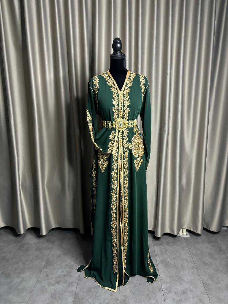 Takshita/ labsa/ caftan marokkaanse jurk, Kleding | Dames, Jurken, Maat 42/44 (L), Ophalen of Verzenden, Zo goed als nieuw, Onder de knie