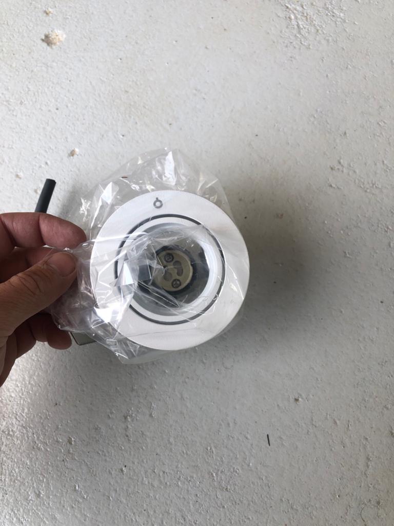 4x QAZQA Cisco DL White 91820 Inbouwspot Nieuw, Metaal of Aluminium, Ophalen of Verzenden, Zo goed als nieuw, Inbouw