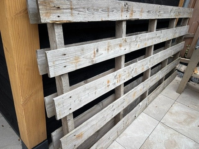 houten pallet, Ophalen, Gebruikt, Minder dan 25 mm, 250 tot 300 cm