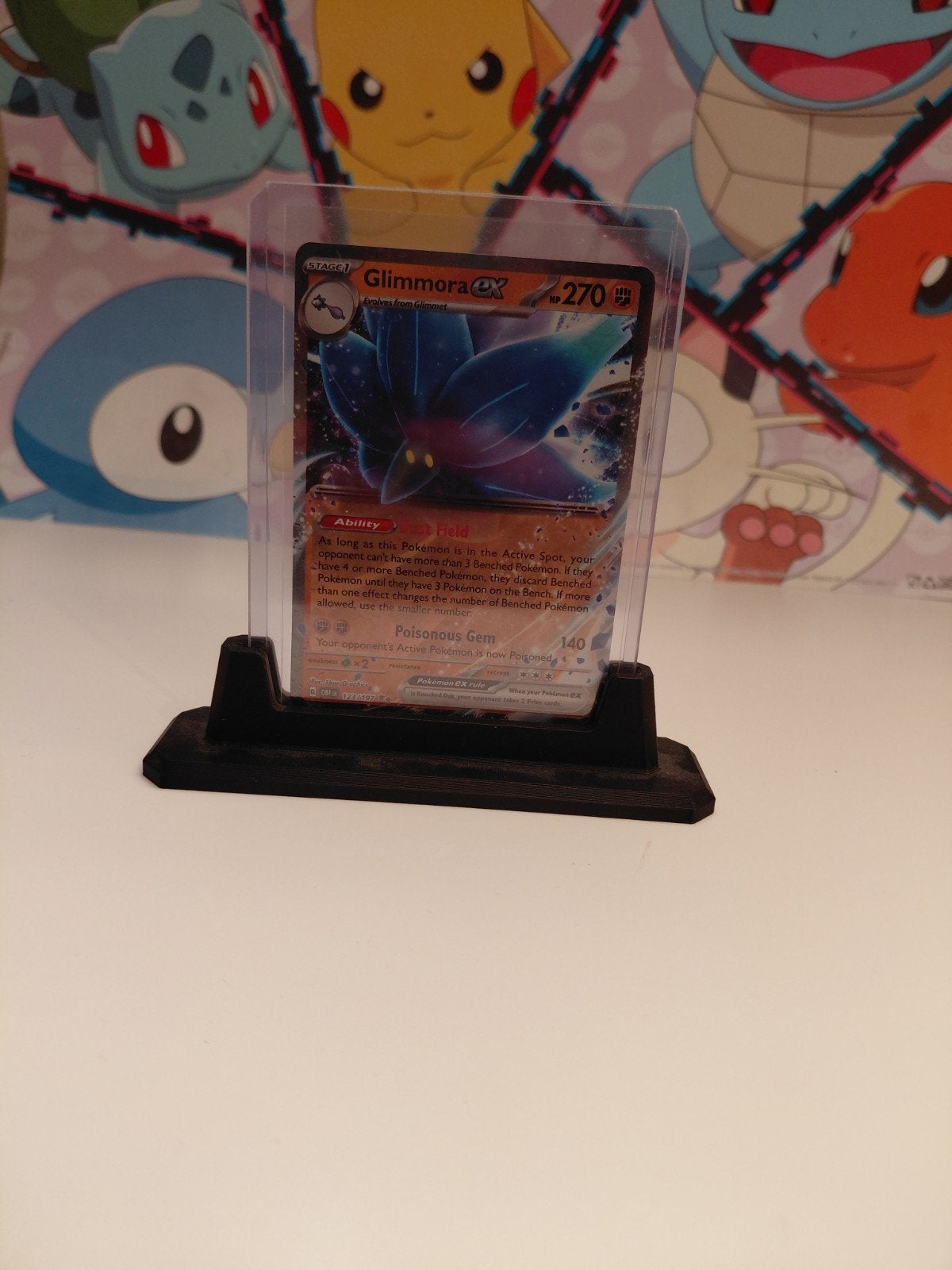 Glimmora EX opsidian flames, Ophalen of Verzenden, Zo goed als nieuw, Losse kaart, Foil