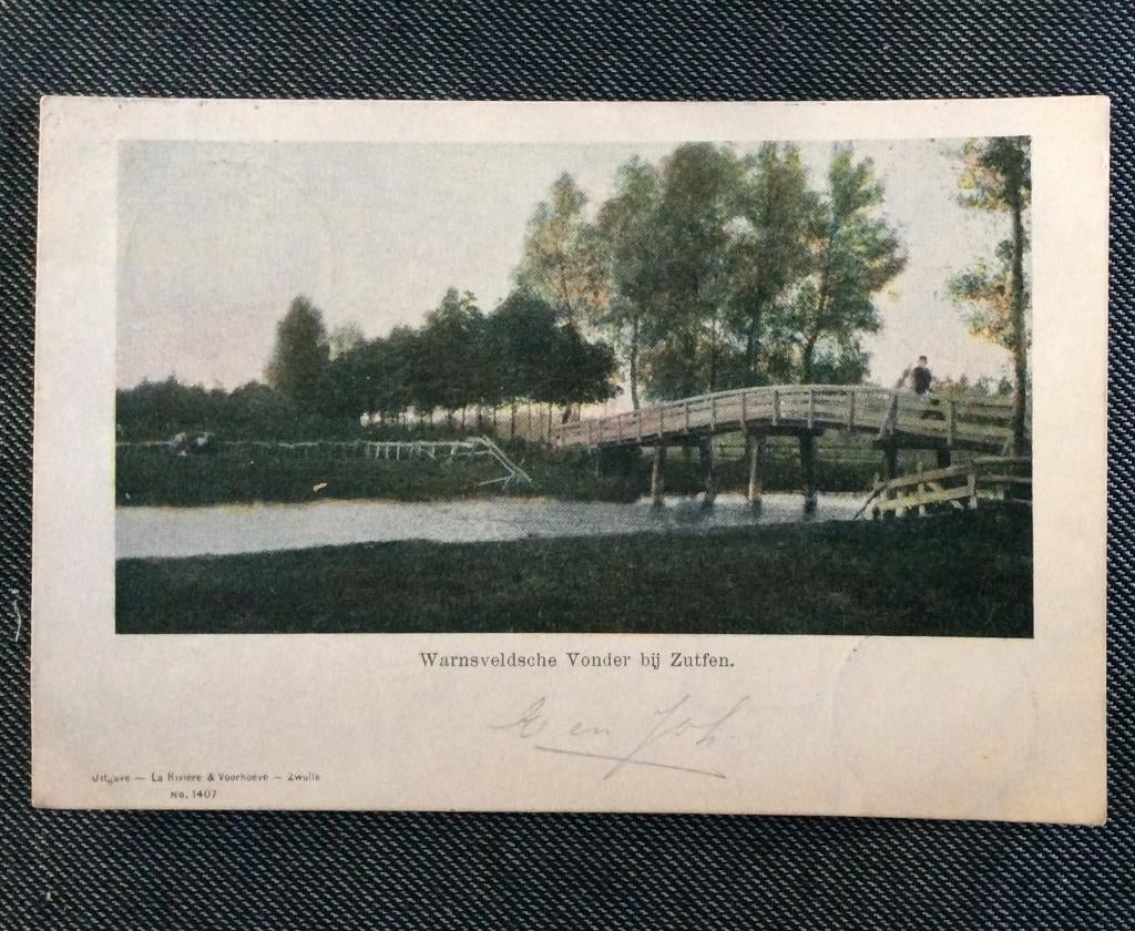 Zutphen, Warnsveldsche vonder, Ophalen of Verzenden, Voor 1920, Gelopen, Gelderland