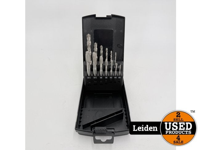 Tapcassette m3-m12 met boren en tappen (mist alleen m3), Flex Ltd., Zo goed als nieuw, https://flex.com/contact-us, Nobelstraat 10, 5807 GA Oostrum LB, Limburg, Nederland