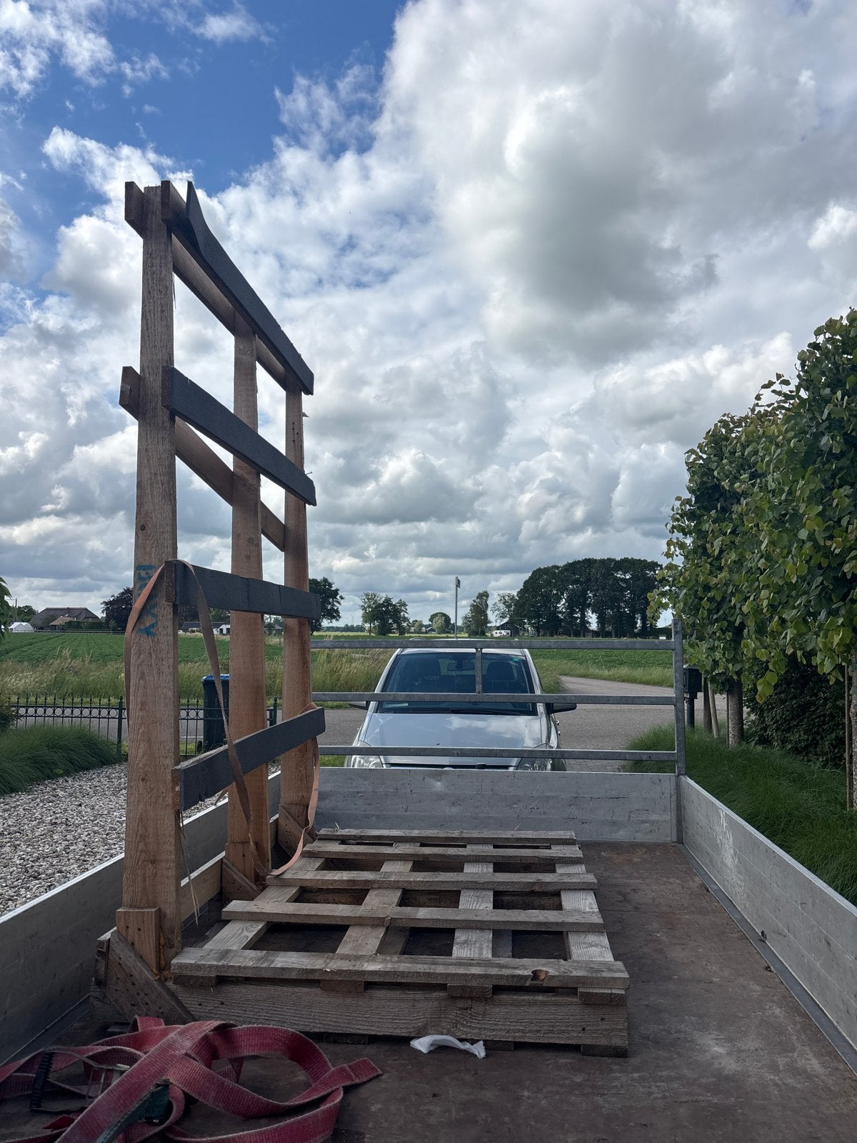 Gratis Houten glasbok voor transport, Gebruikt, 80 tot 120 cm, Overige typen, 160 cm of meer