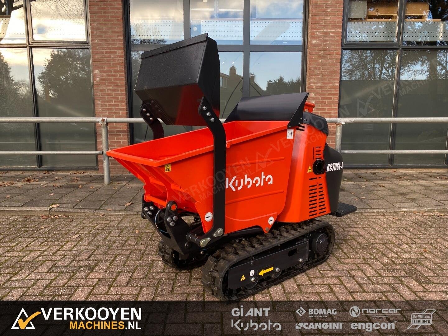 2022 Kubota KC70SSL-4P VK8774 Minidumper Rupsdumper