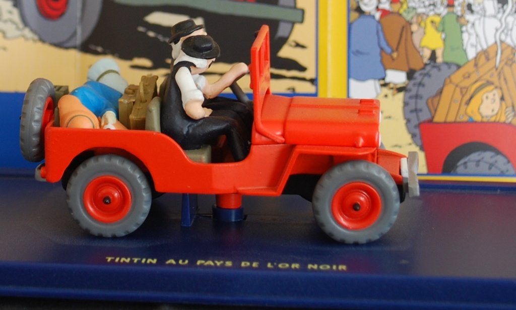 Kuifje auto No. 7 De Jeep uit Kuifje en het zwarte goud, Ophalen of Verzenden, Zo goed als nieuw, Auto, Overige merken