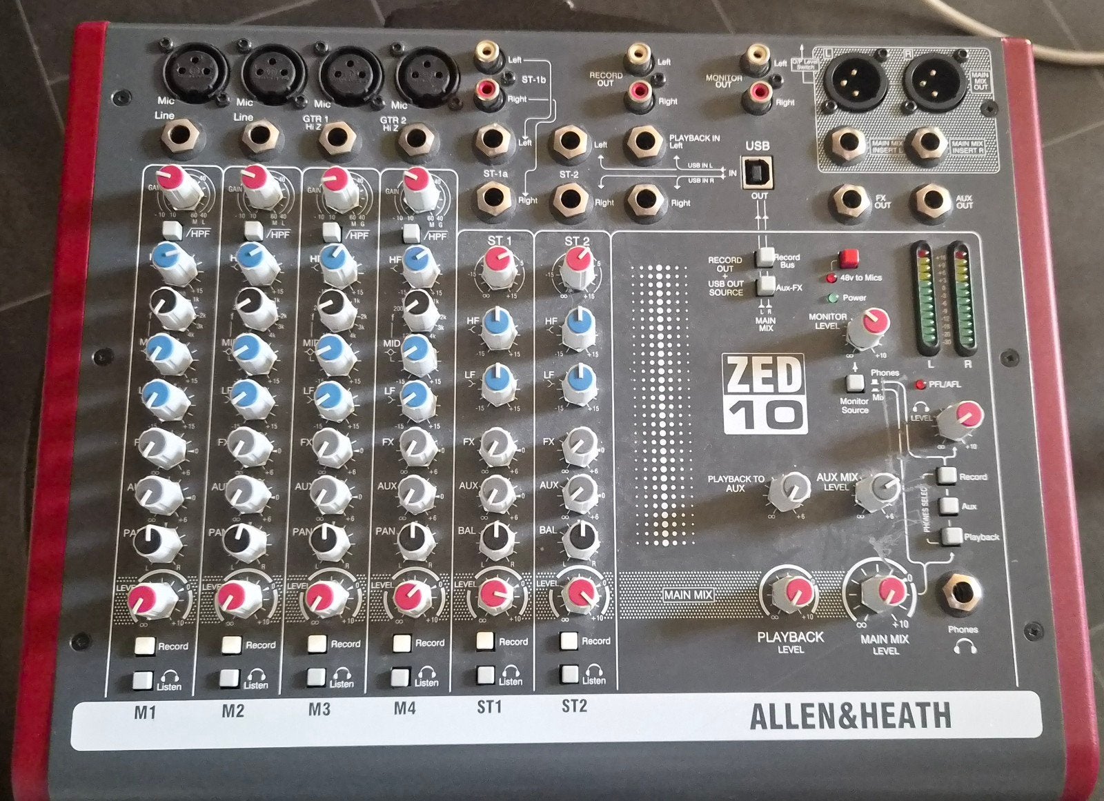 ALLEN & HEATH ZED 10, Ophalen of Verzenden, Zo goed als nieuw, 5 tot 10 kanalen