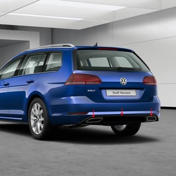 VW Golf 7.5 Variant R-line diffuser, Auto-onderdelen, Carrosserie en Plaatwerk, Gebruikt, Volkswagen, Ophalen of Verzenden, Achter
