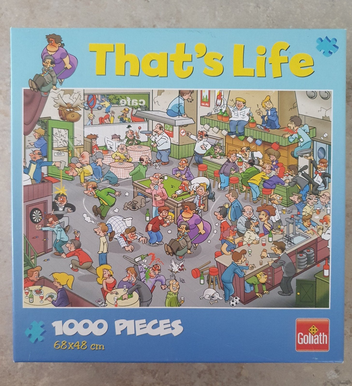 That's Life De Kroeg 1000 st, Hobby en Vrije tijd, Ophalen of Verzenden, 500 t/m 1500 stukjes, Zo goed als nieuw
