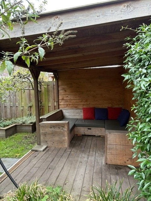 Overkapping voor in de tuin (zelf demonteren), Tuin en Terras, Ophalen, Gebruikt, Overige typen
