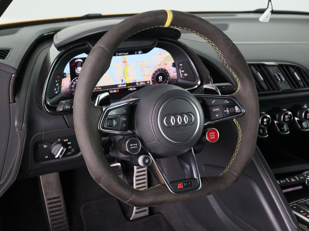 Audi R8 Spyder 5.2 performance quattro Capristo uitlaat, Auto's, Automaat, Gebruikt, 5204 cc, Bedrijf