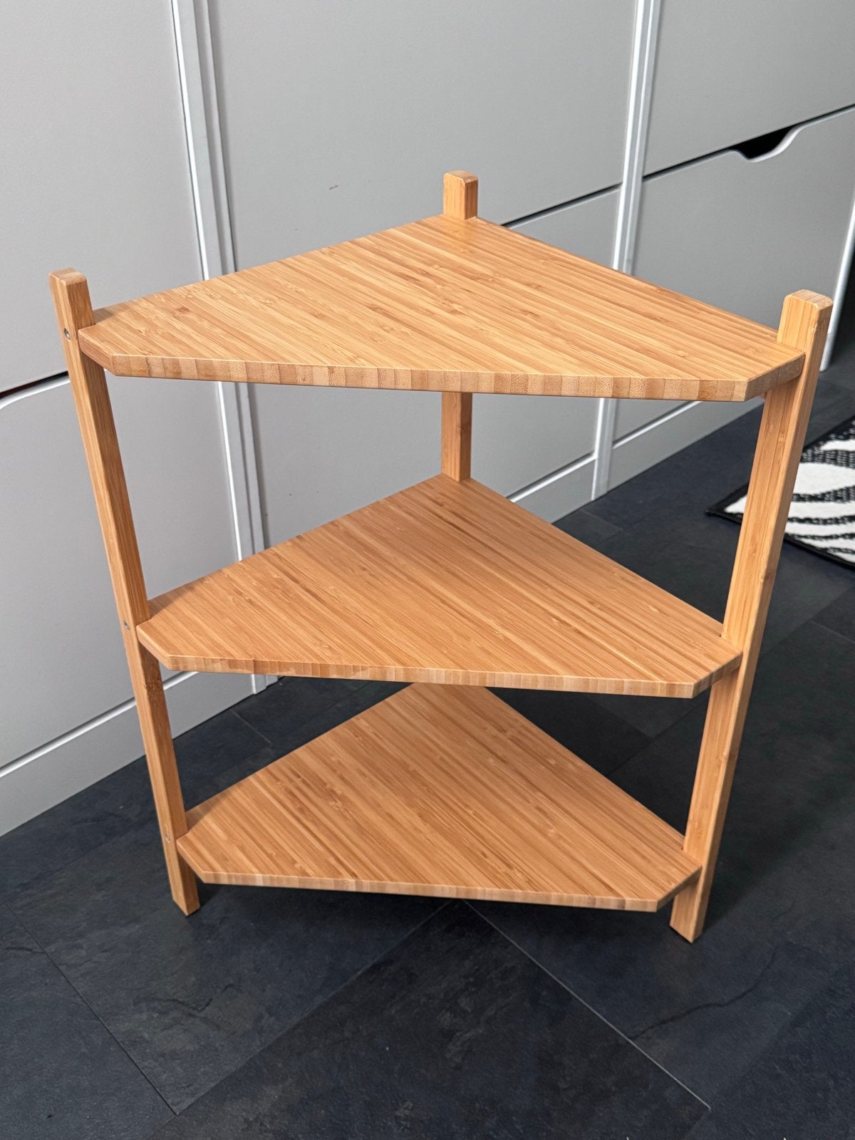 IKEA Ragrund badkamerset - hoekrekjes en stellingkast, Ophalen, Zo goed als nieuw