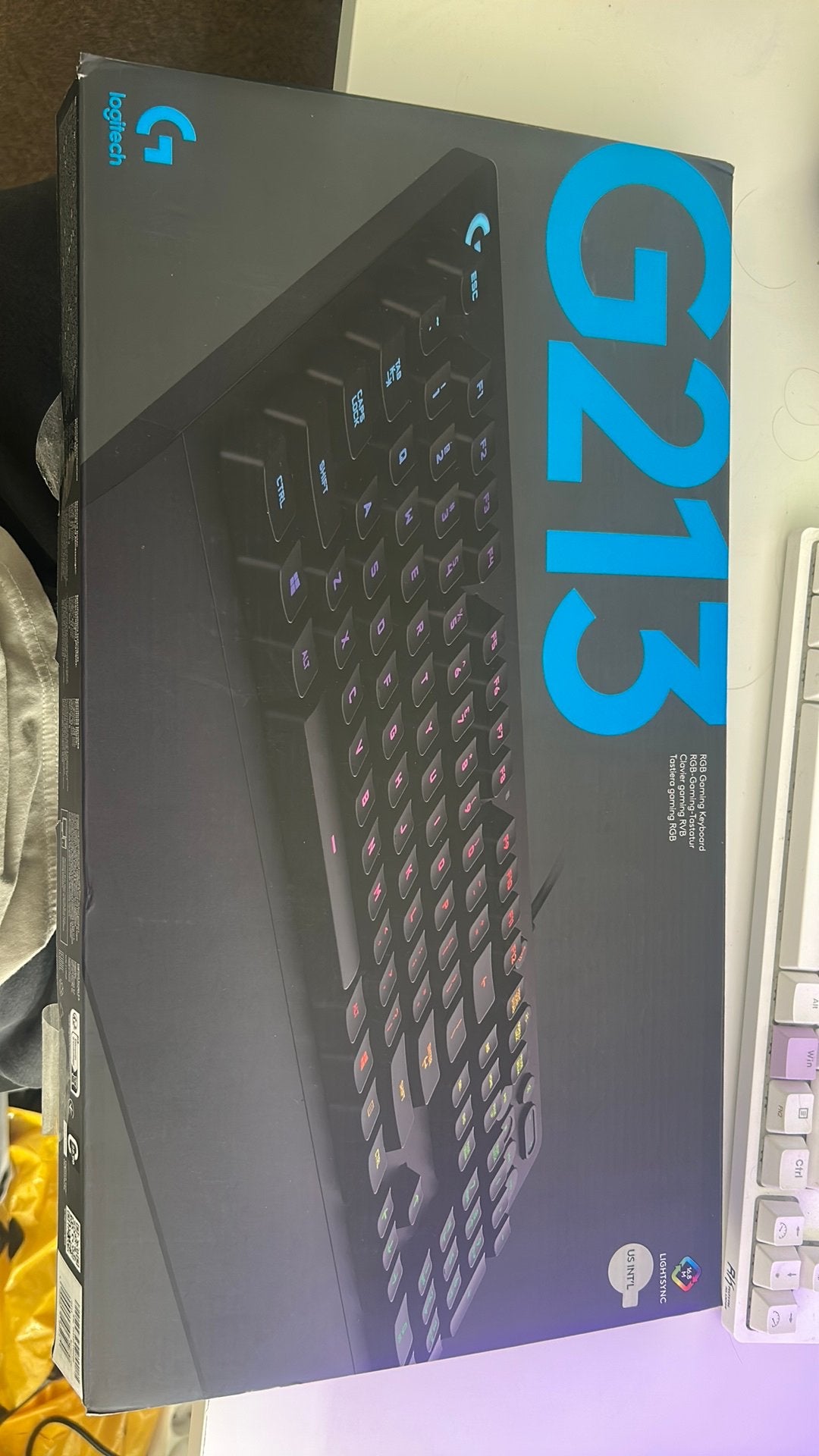 Logitech g213 gaming toetsenbord, Ophalen of Verzenden, Zo goed als nieuw, Qwerty, Bedraad