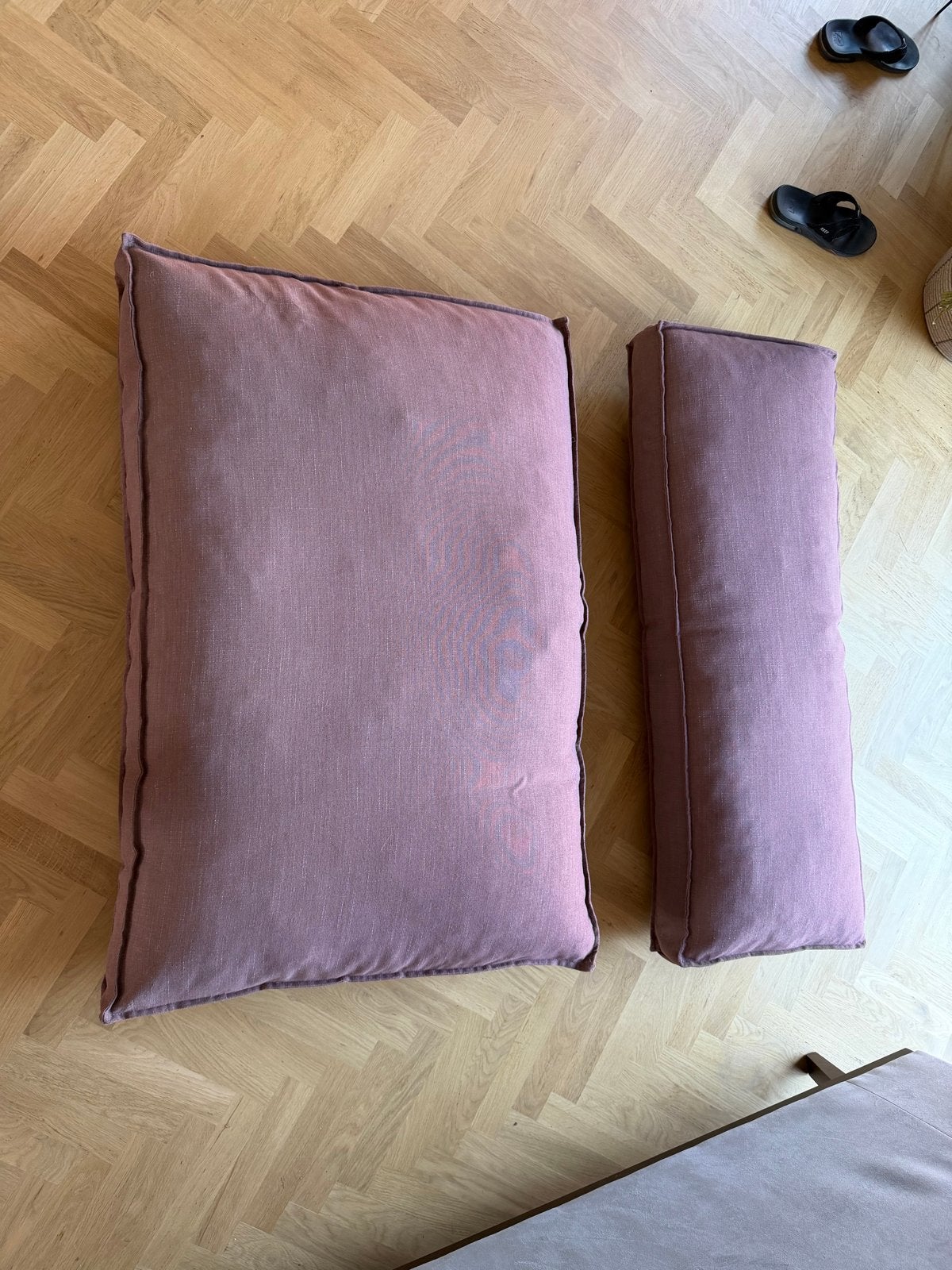 Set in the mood roze palletkussens, Huis en Inrichting, Ophalen, Overige merken, Gebruikt, Afneembare hoes