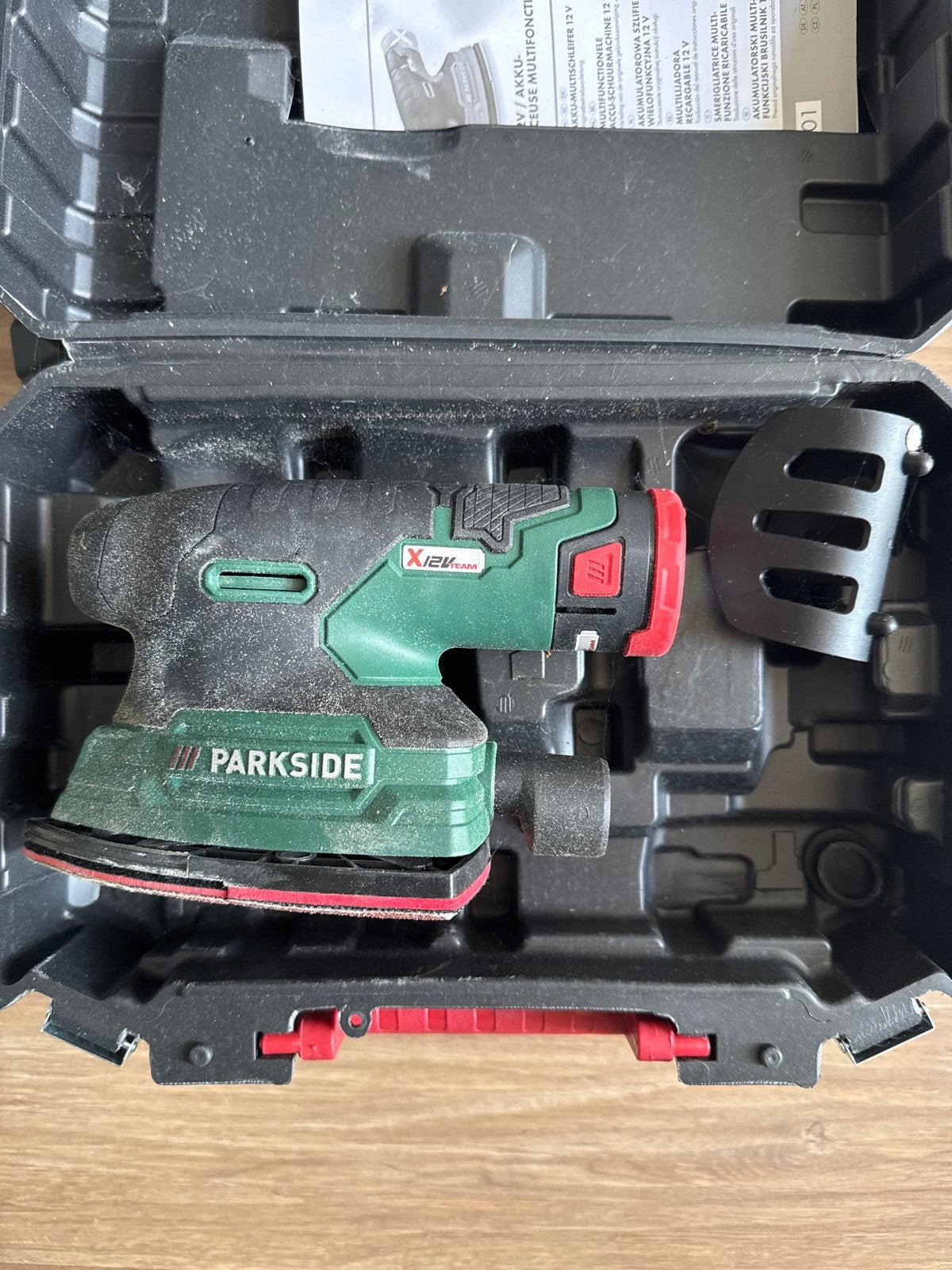 Parkside X12V Team Multischuurmachine - Compact & Krachtig, Doe-het-zelf en Verbouw, Gereedschap | Schuurmachines, Gebruikt, Overige typen