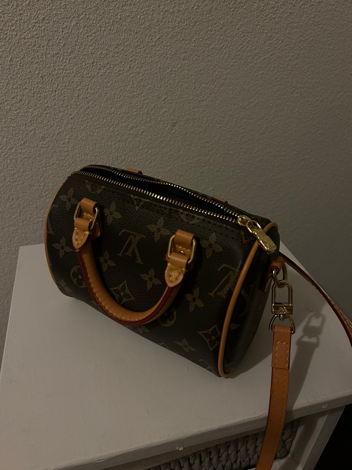 Speedy nano tas bruin, Ophalen of Verzenden, Zo goed als nieuw, Bruin, Handtas