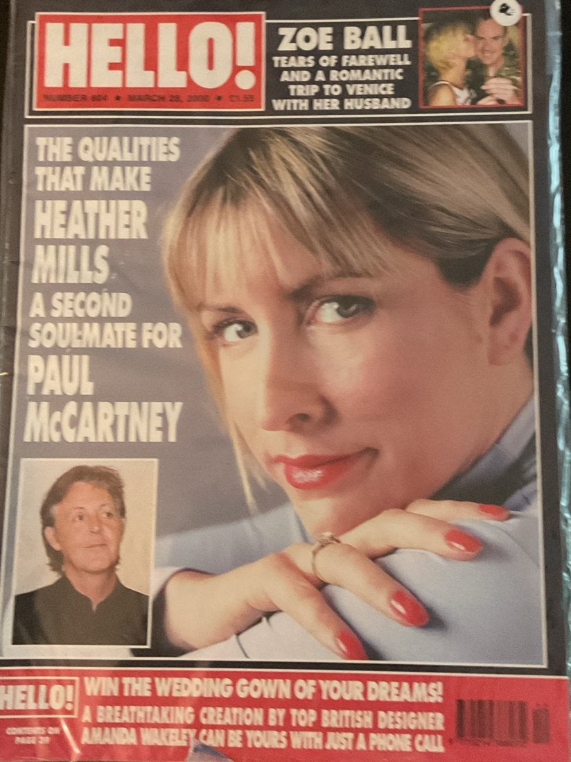 Hello! Magazine - Heather Mills & Paul McCartney, Verzenden, Gelezen, Gossip of Showbizz