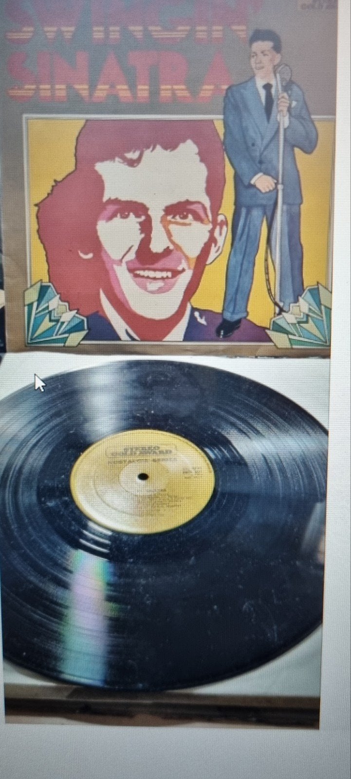 Frank Sinatra - Swingin' Sinatra LP (Nostalgia Series), LP, Gebruikt, Pop, Ophalen of Verzenden