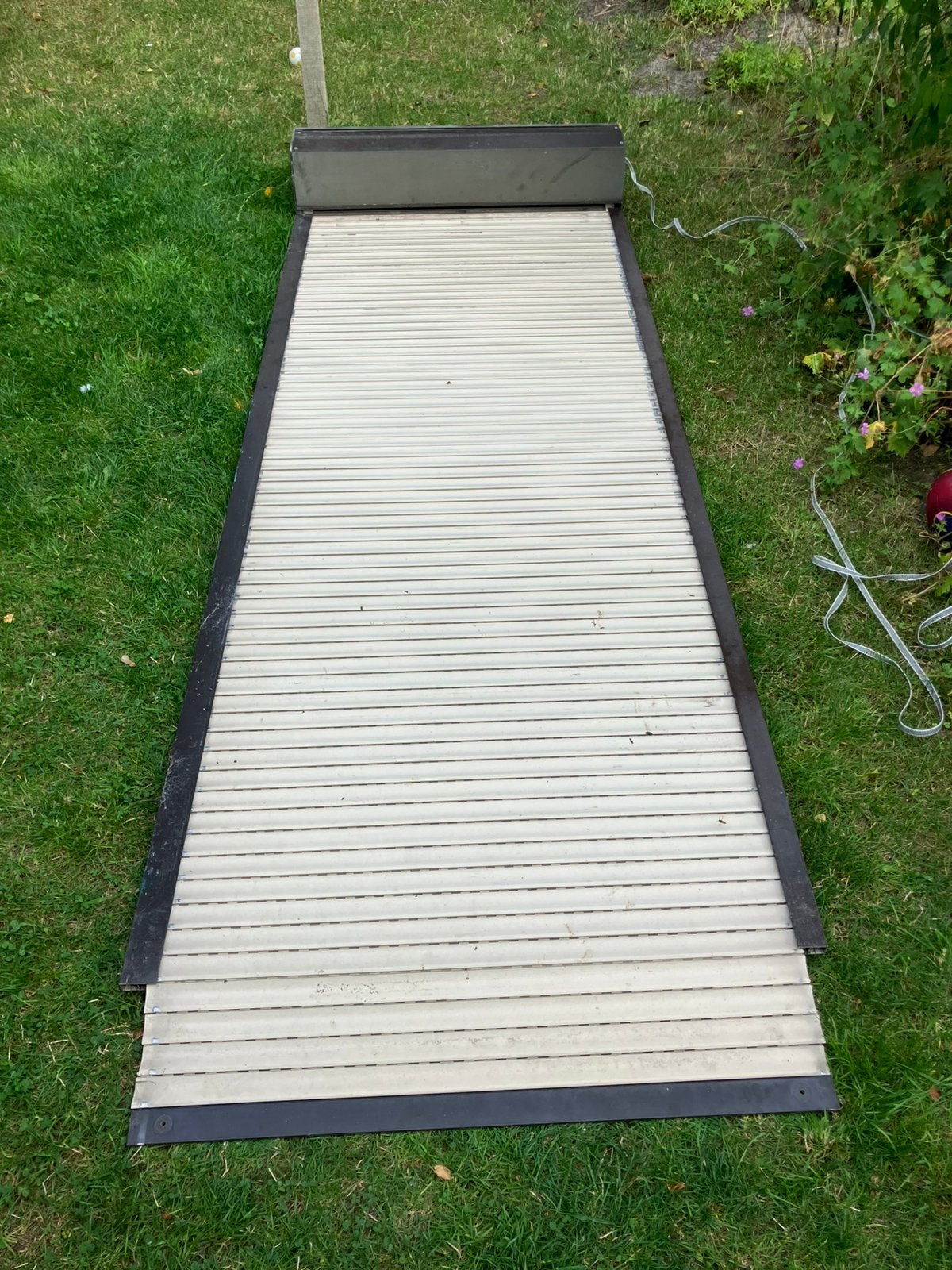 Rolluik metaal, Ophalen, Gebruikt, 100 tot 150 cm, 200 cm of meer