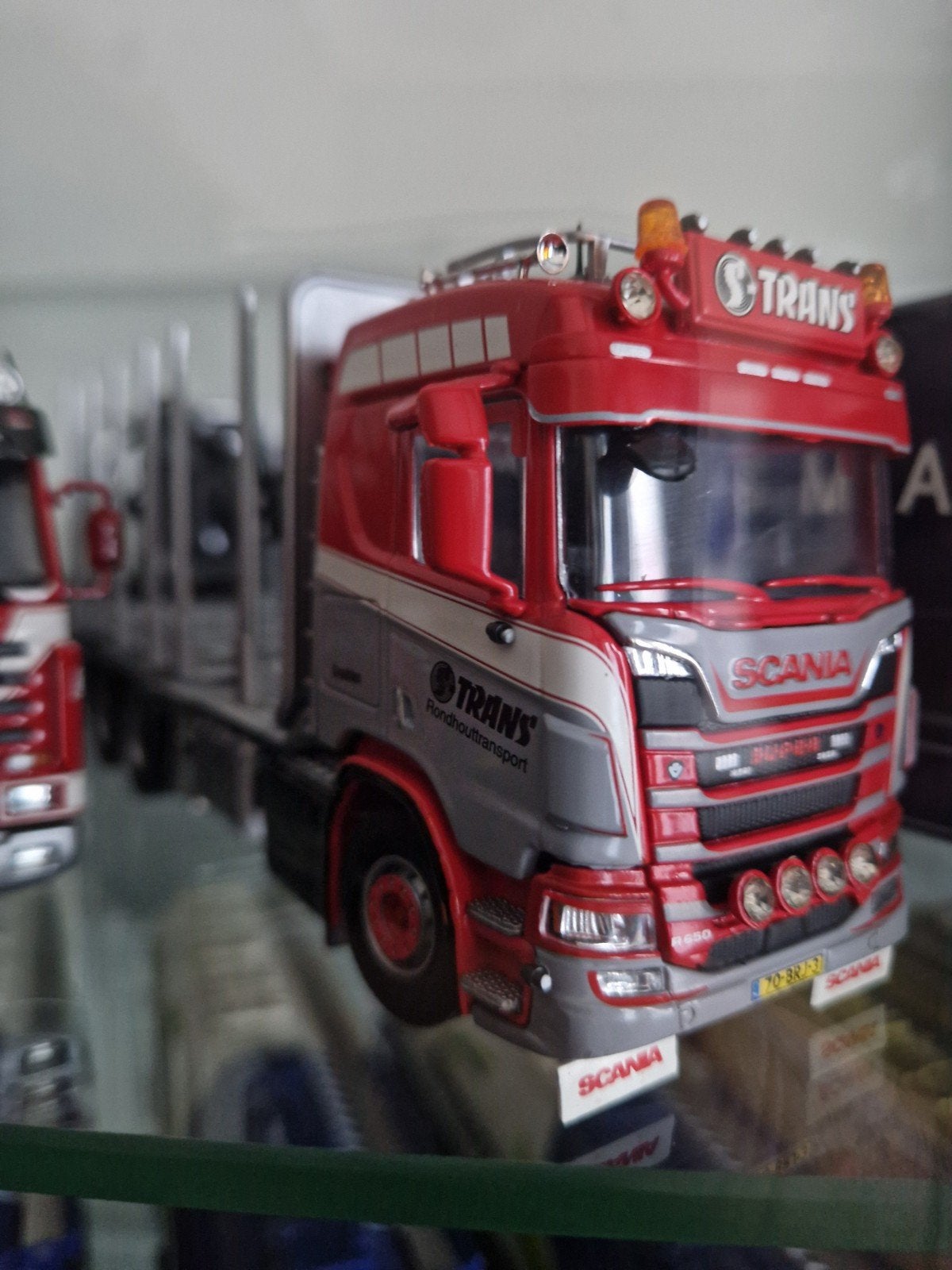 Tekno Scania S Trans Drachten, Hobby en Vrije tijd, Modelauto's | 1:50, Ophalen of Verzenden, Zo goed als nieuw, Bus of Vrachtwagen