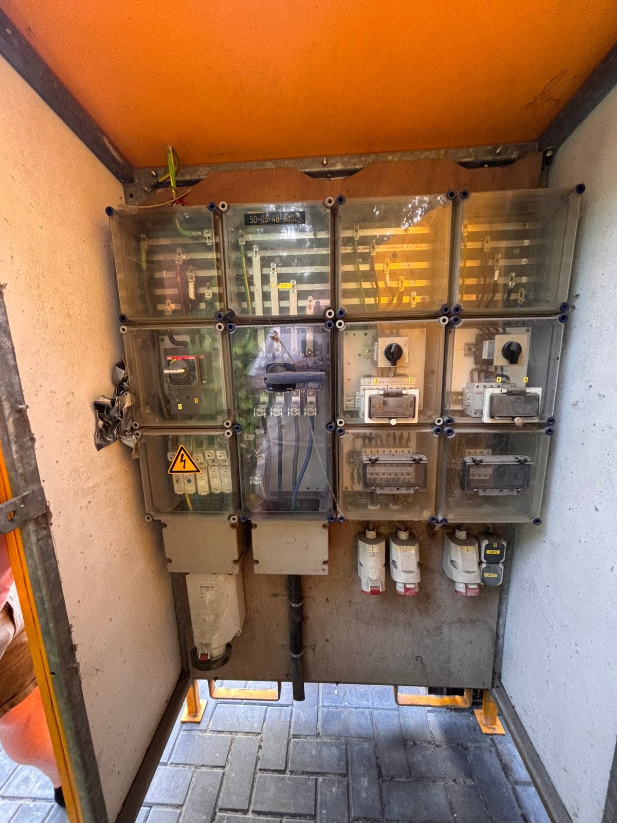 Complete 63A Bouwkast / Verdeelkast 400V, Doe-het-zelf en Verbouw, Overige Doe-het-zelf en Verbouw, Gebruikt, Ophalen