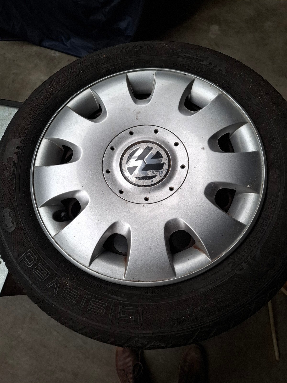 VW 195/60 R15 88T banden met Velgen, Auto-onderdelen, Banden en Velgen, Ophalen, Gebruikt, 15 inch, Banden en Velgen