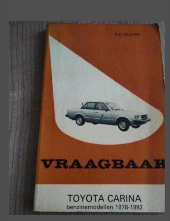 vraagbaak Toyota Carina, Ophalen of Verzenden