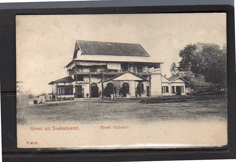 Ned Indië Sukabumi Hotel SLABATOE  1905 (8-22), Ophalen, Voor 1920, Buiten Europa