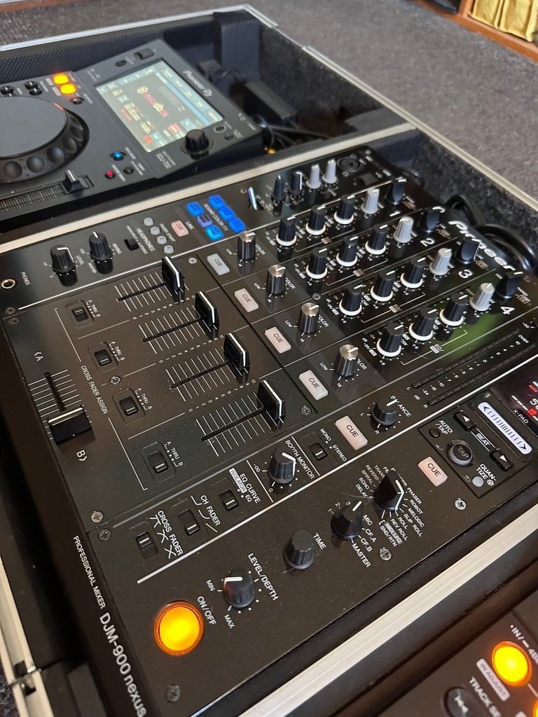 Pioneer DJM 900 Nexus mixer in handige grote flightcase, Ophalen, Zo goed als nieuw, Dj-set, Pioneer