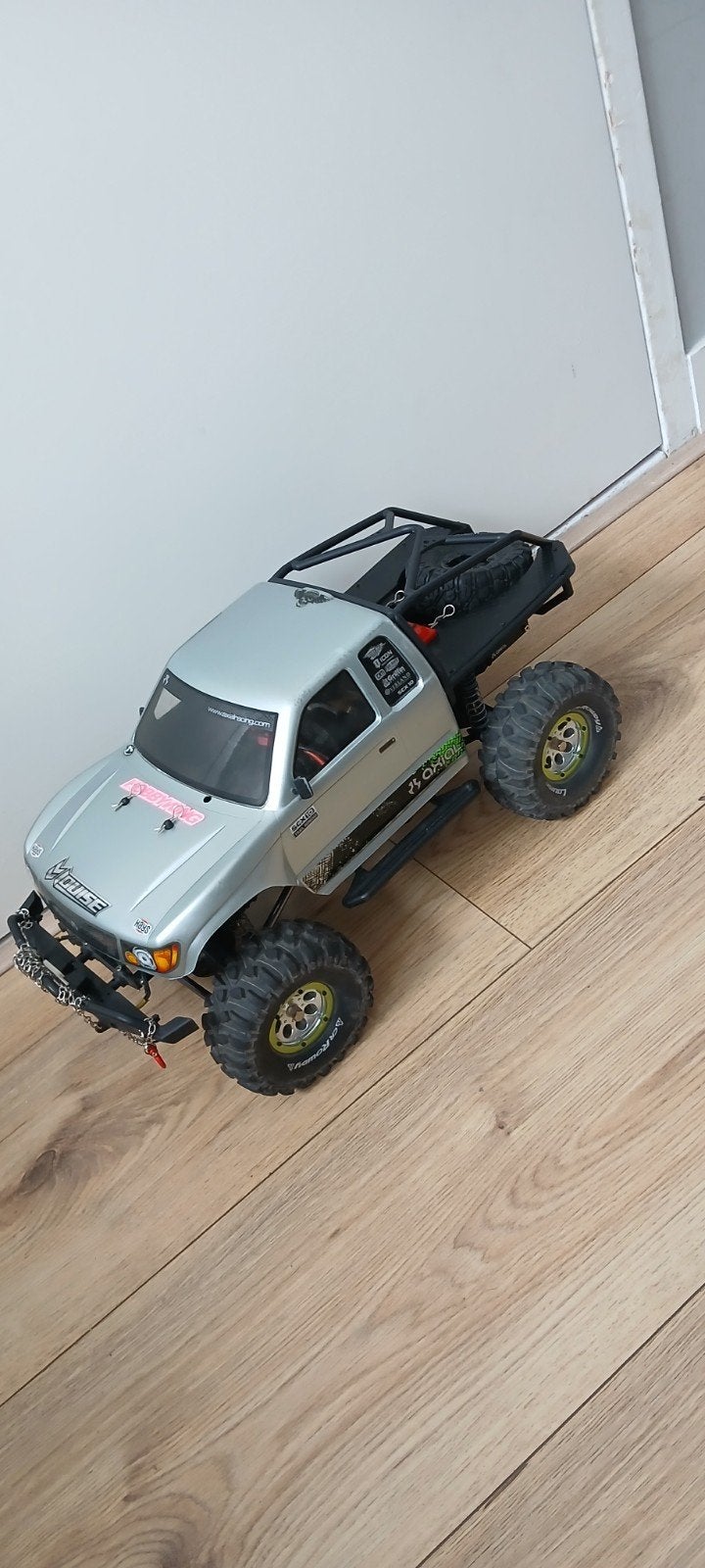 RC Crawler Axial scx 10met extra banden en onderdelen, Hobby en Vrije tijd, Elektro, Gebruikt, Auto offroad, Ophalen of Verzenden