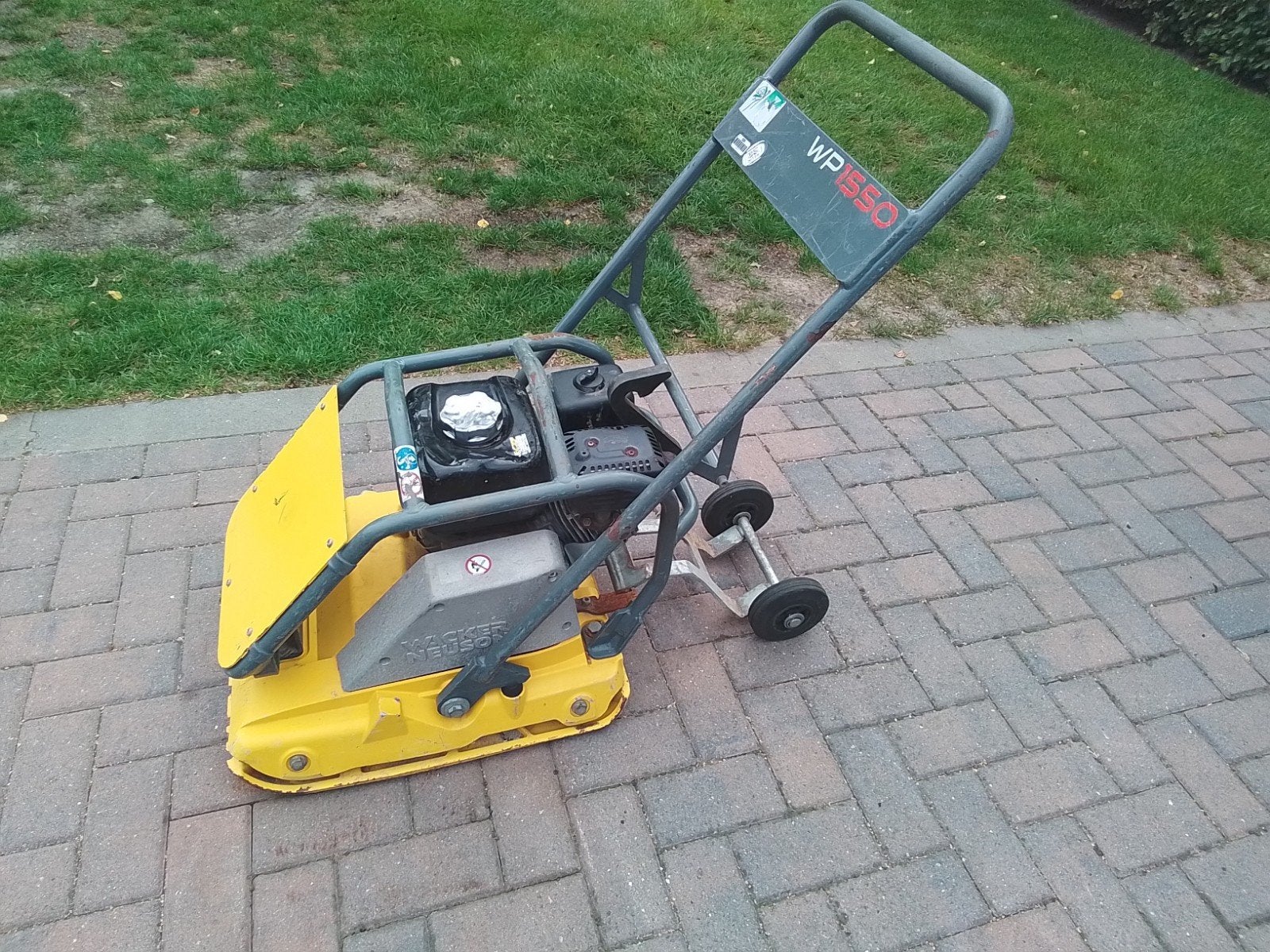 wacker neuson wp1550 trilplaat, Ophalen, Gebruikt