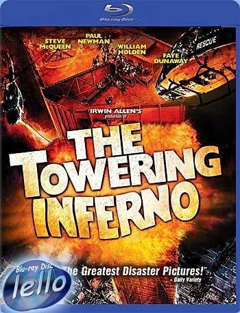 Blu-ray: The Towering Inferno (1974 Steve McQueen) US regioA, Ophalen of Verzenden, Zo goed als nieuw, Thrillers en Misdaad