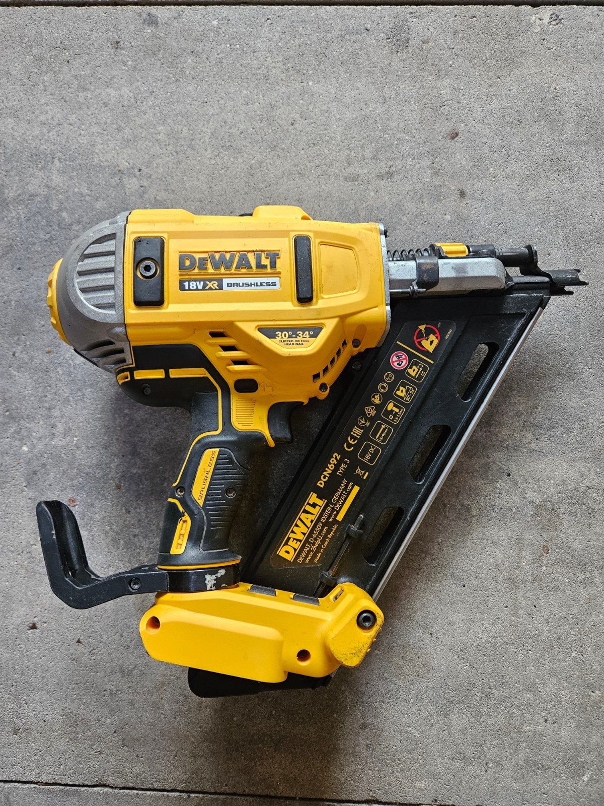 dewalt dcn692 type 3 constructie tacker