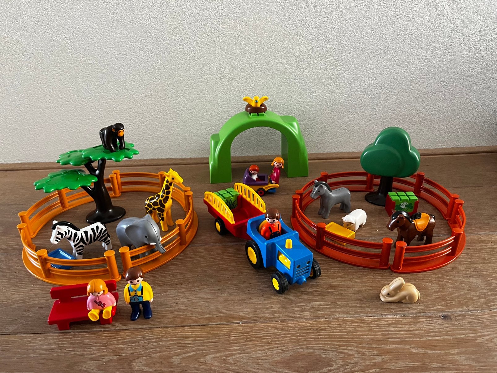 Playmobil 123 Dierentuin, Ophalen, Complete set, Voertuig, 1.2.3