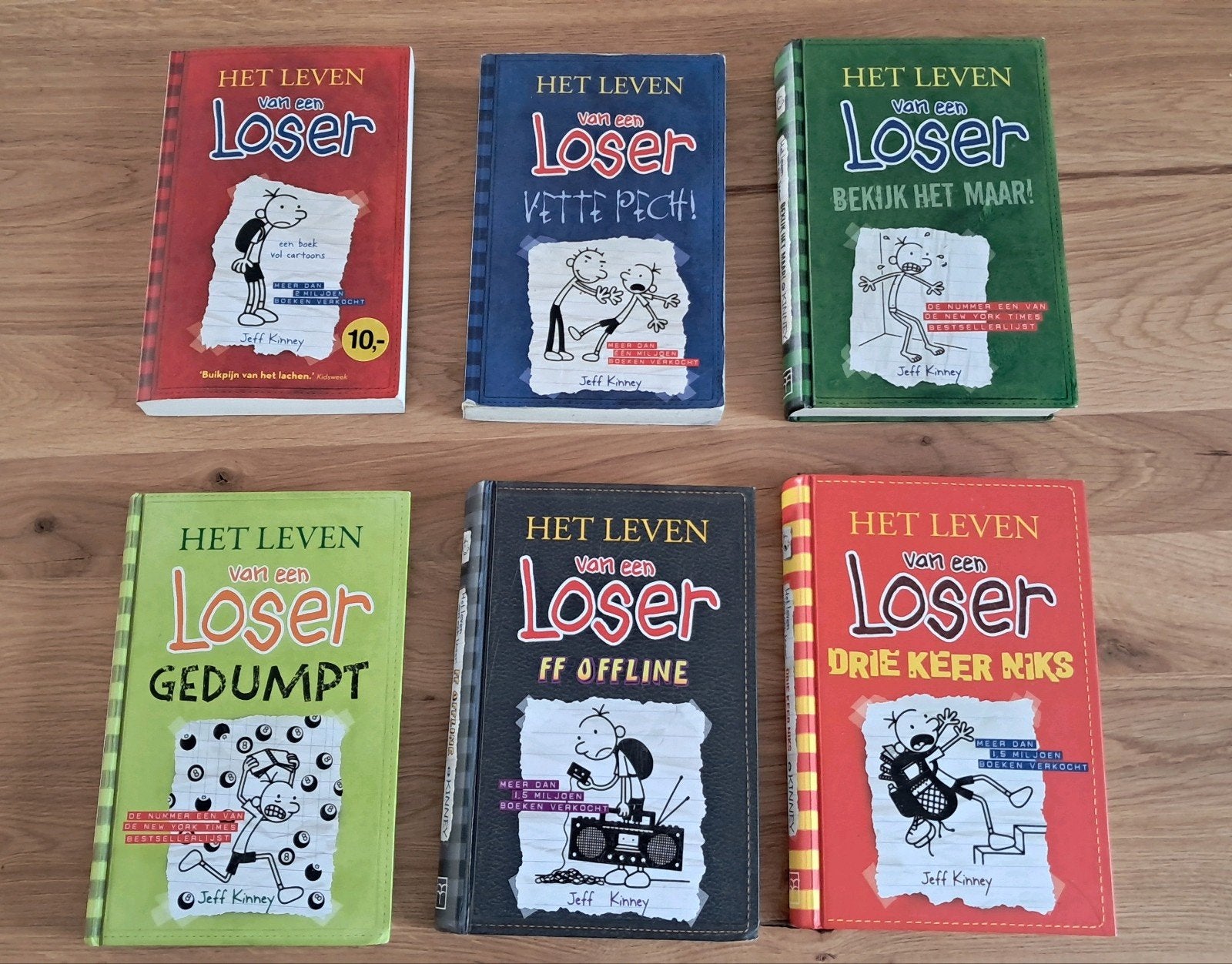Het Leven van een Loser, Boeken, Ophalen of Verzenden, Gelezen, Jeff Kinney, Fictie
