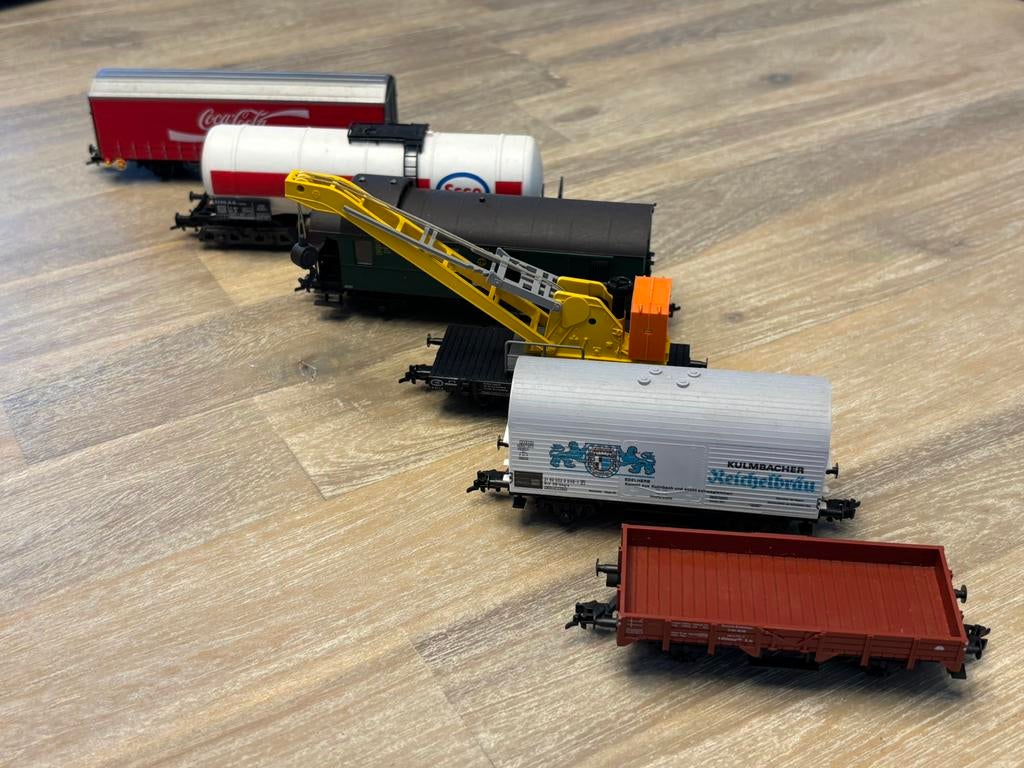 Diverse wagons HQ schaal, Gelijkstroom, Wagon, Ophalen of Verzenden, Zo goed als nieuw