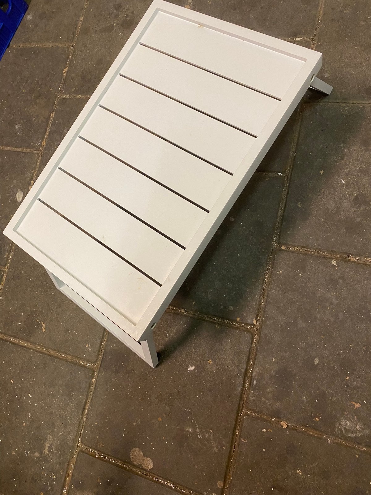 Bed tafeltje wit, Ophalen of Verzenden, Zo goed als nieuw