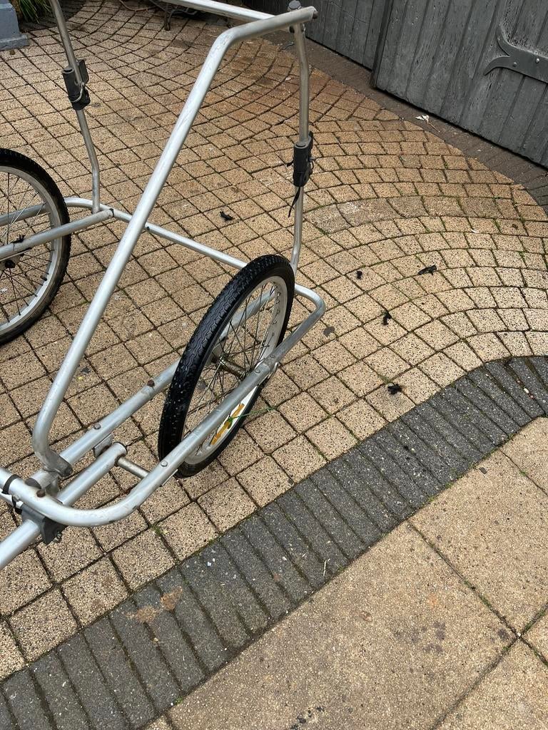 Fietskar, Fietsen en Brommers, Fietsaccessoires | Aanhangers en Karren, Ophalen, Gebruikt, Kinderkar