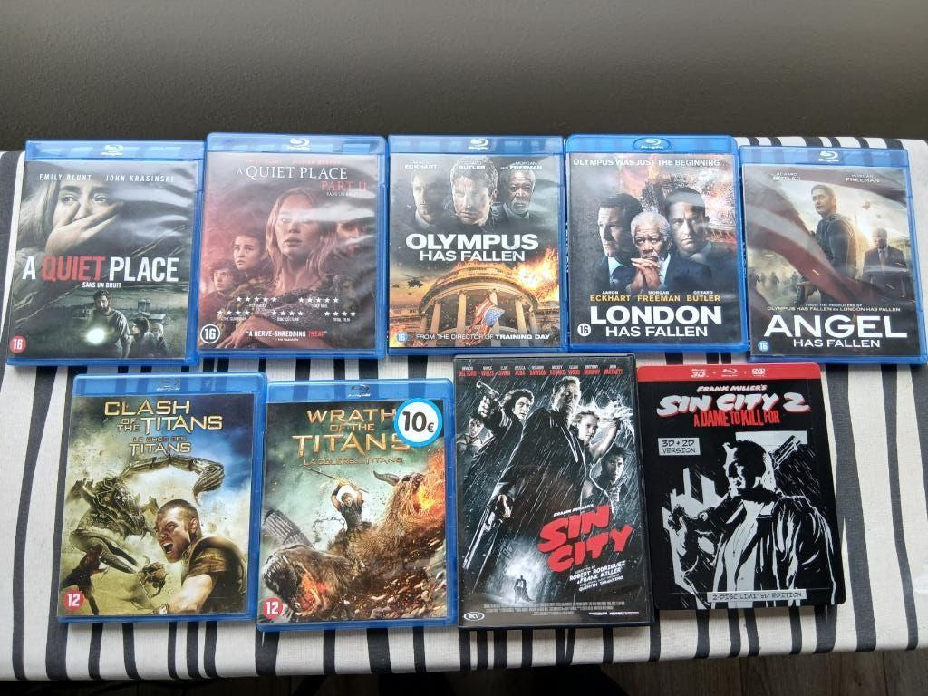 blockbusters op Bluray/DVD, Cd's en Dvd's, Blu-ray, Zo goed als nieuw, Actie, 3D, Ophalen of Verzenden