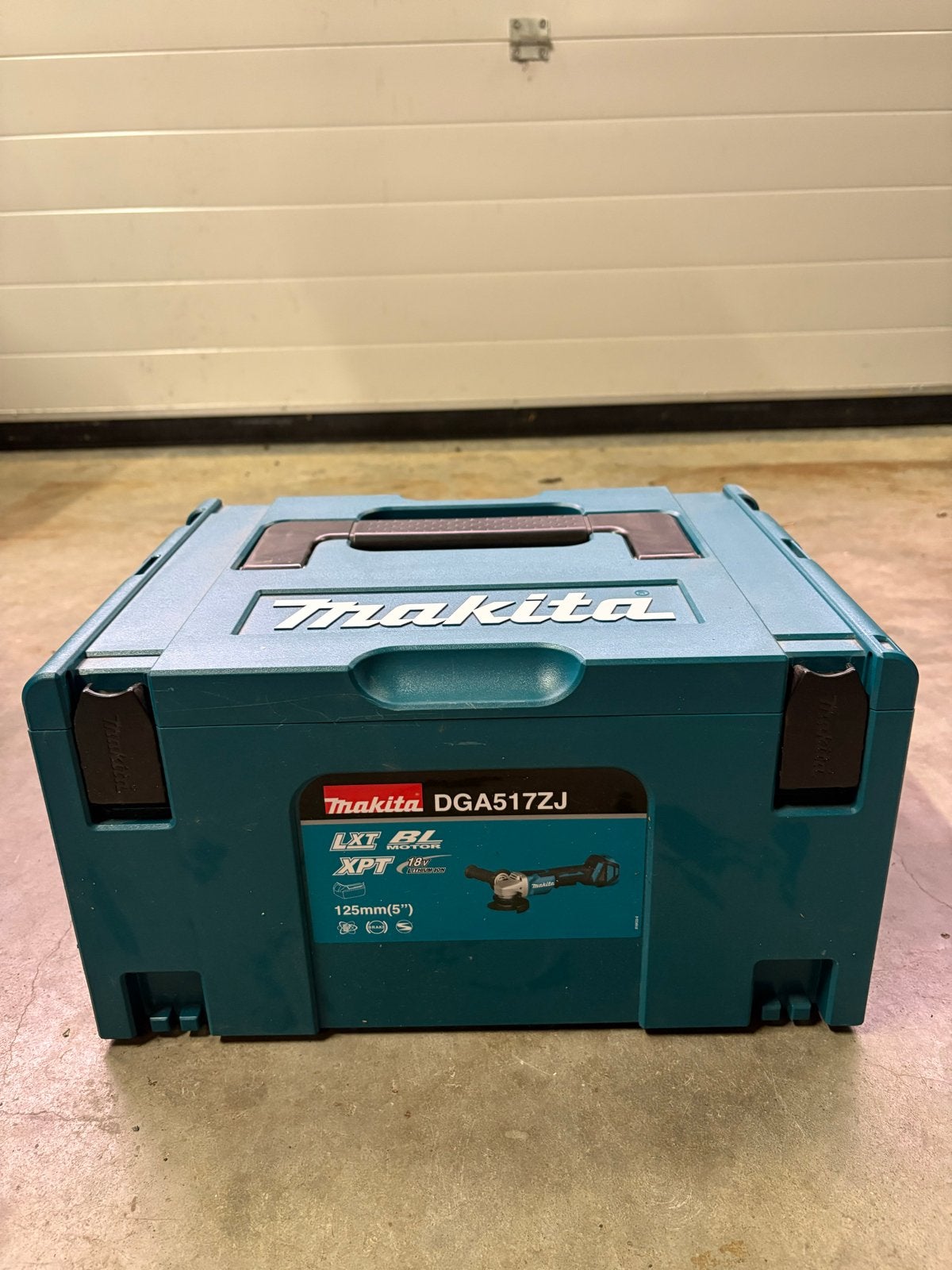 Makita Mbox leeg met inlay voor DGA517ZJ Haakse slijper in, Ophalen of Verzenden, Zo goed als nieuw, Makita