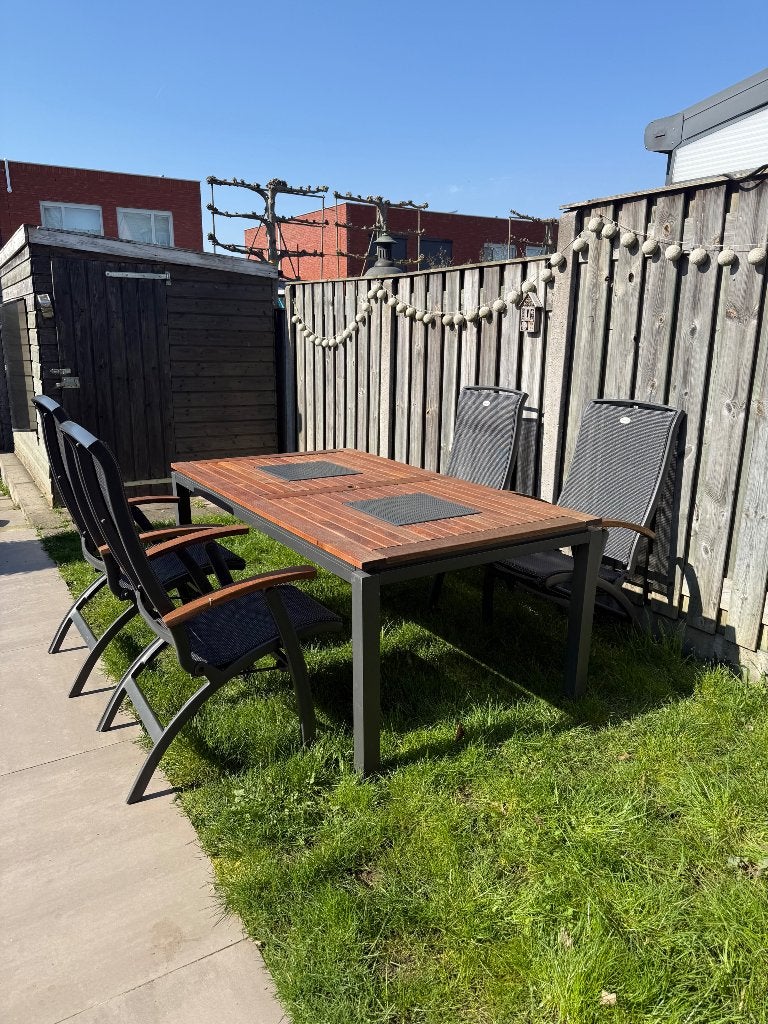 Hartman Da Vinchi Tuinset, Ophalen, 4 zitplaatsen, Zo goed als nieuw, Tuinset