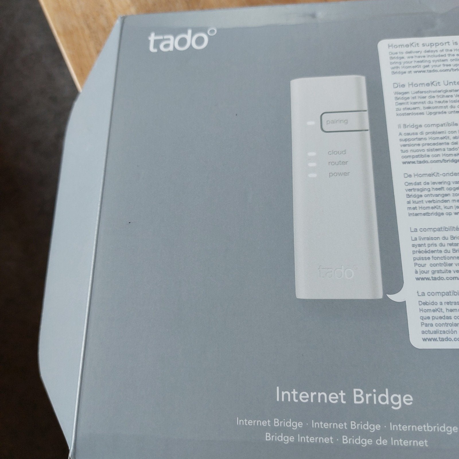 Tado Internet Bridge - Smart Home Koppeling, Ophalen of Verzenden, Zo goed als nieuw, Tado