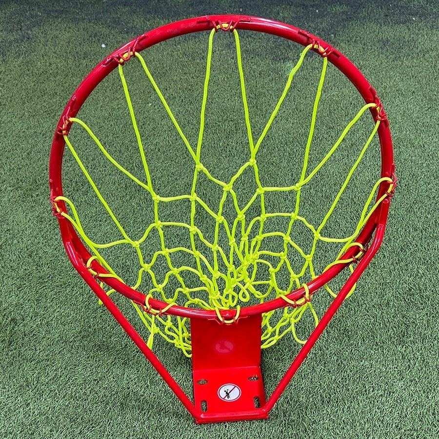 Stevige Basketbalring met Net – Outdoor Geschikt, Ophalen, Zo goed als nieuw, Ring, Bord of Paal