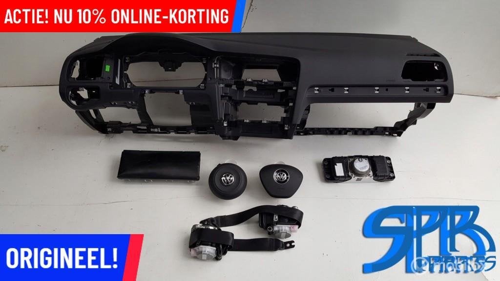 Golf 7 VII  5G Airbagset Enkel Of Dubbel Gordel Airbag Set, Gebruikt, Volkswagen, Ophalen of Verzenden, Volkswagen